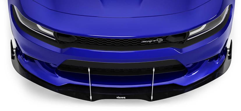 Vicrez V3R Front Splitter vz102291 | Dodge Charger SRT, Scat Pack 2015-2021